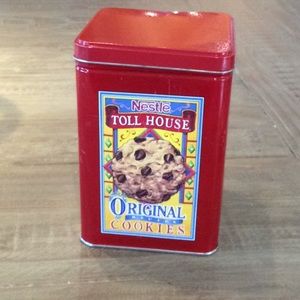 Toll house cookie tin box